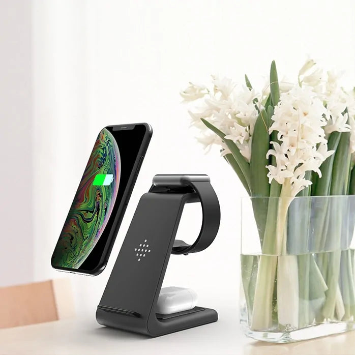 10W Fast Charge 3-In-1 Wireless Charger For iPhone