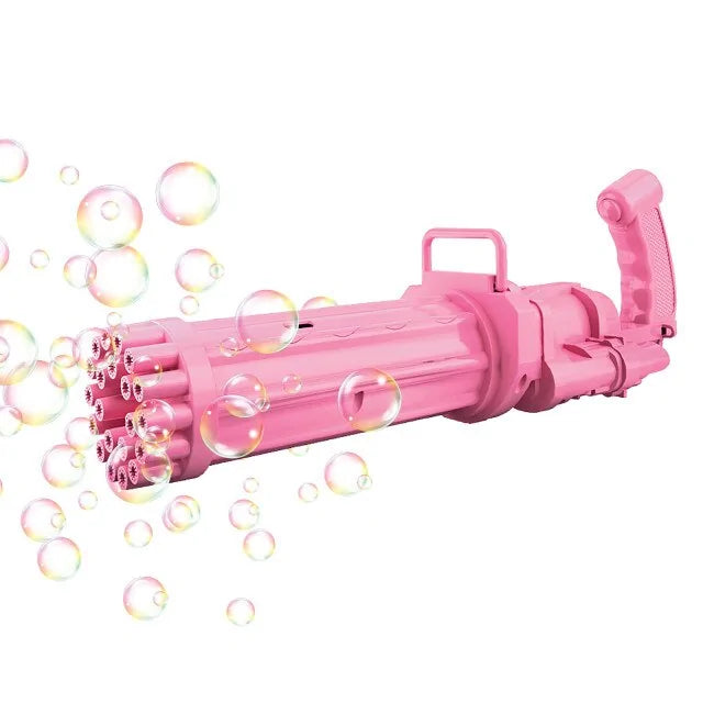 21 Holes Large Kids Gatling Bubble Gun Toys