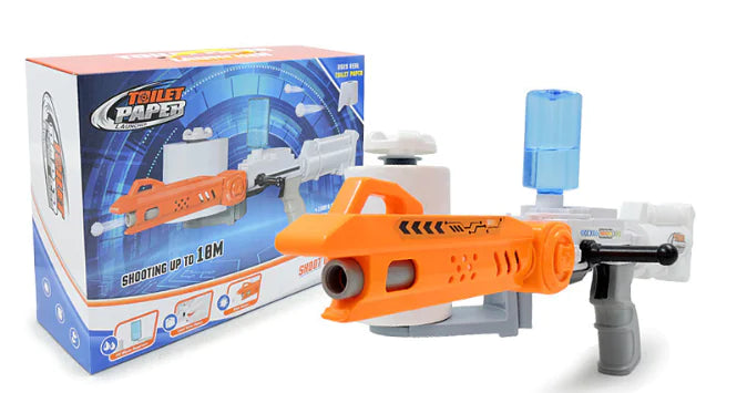 Children's Toilet Paper Launcher Plastic Toy