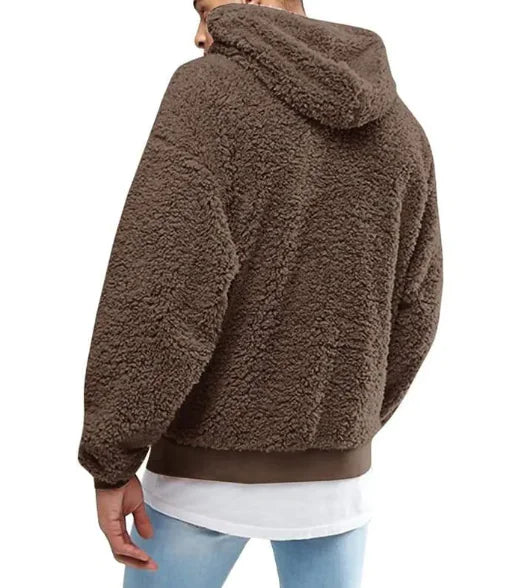 European American Wool And Fleece Hooded Men's Hoodie