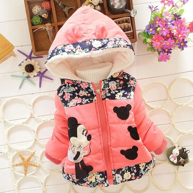 New Girls Minnie Cartoon Jacket