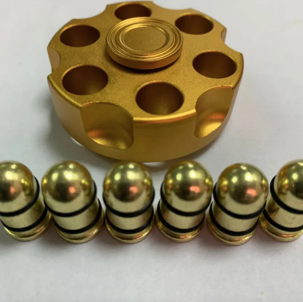 Antique Brass Bullet Fidget Spinner