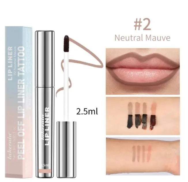 Matte Finish No Stain On Cup Hook Line Lip Liner