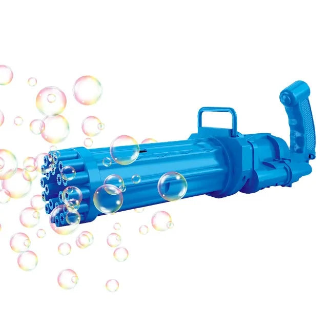 21 Holes Large Kids Gatling Bubble Gun Toys