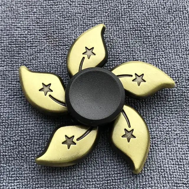 Brass Color Finger Spinner