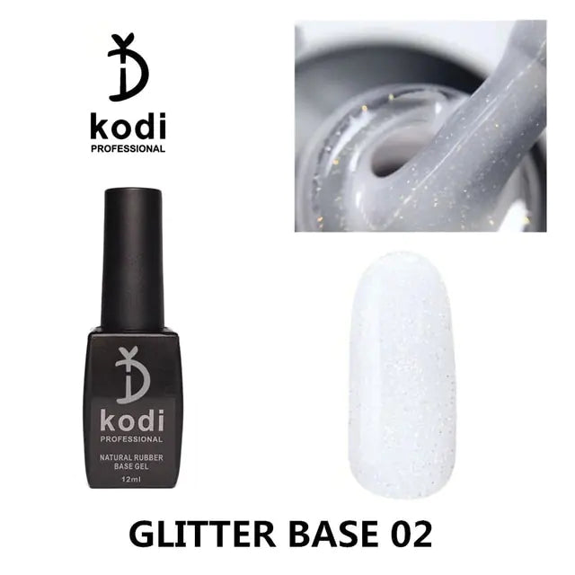 2 in 1 Glitter Nail Polish Base