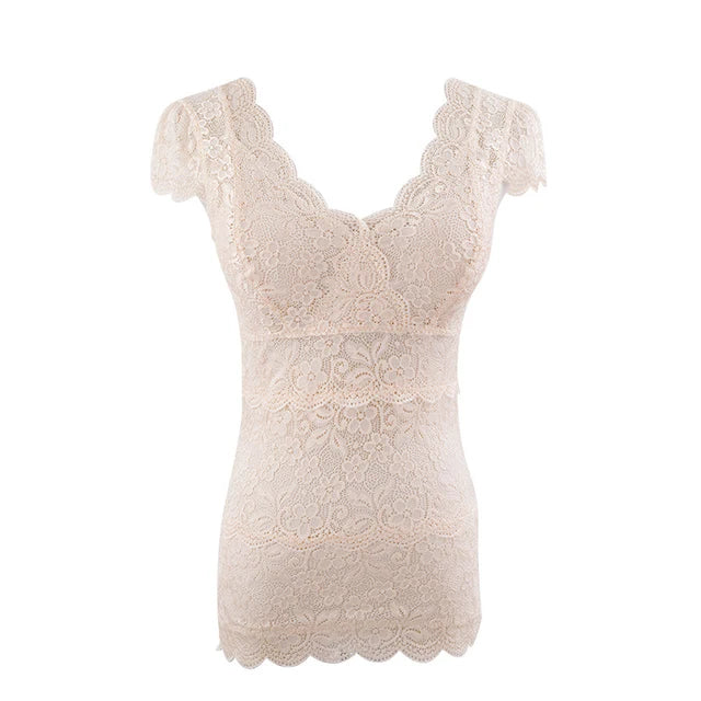 Eyelash Lace Plunge Body