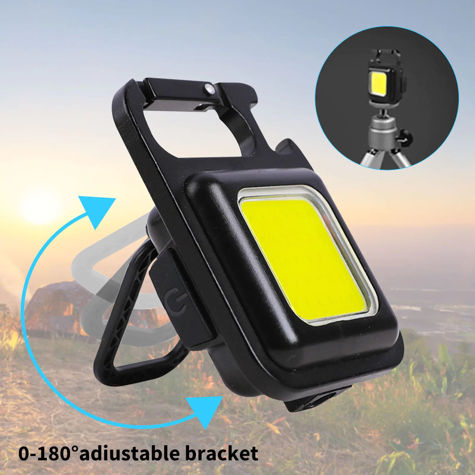 Pocket Multifunction Flashlight Work Light Outdoor Camping lamps Fishing Climbing Lantern LED Light