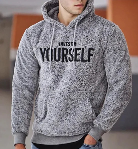 Pocket Long Sleeve Warm Sweatshirt