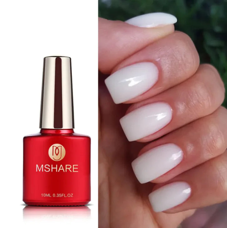 Milky White Nail Extension Gel