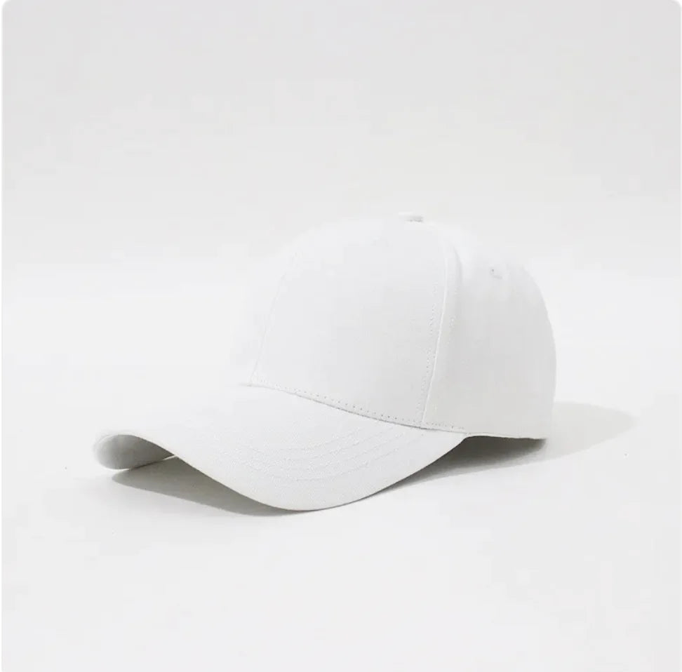 Simple Hard Top Solid Color Household Baseball Hat