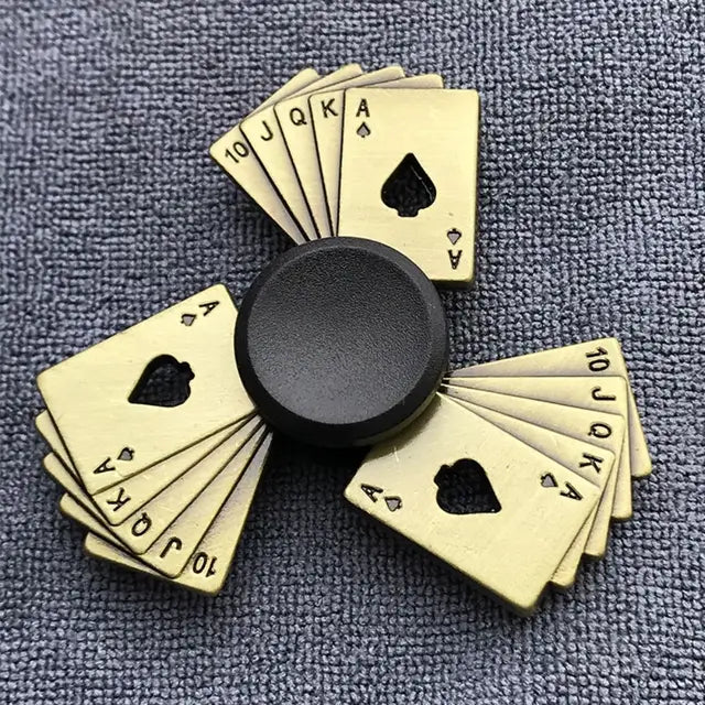 Brass Color Finger Spinner