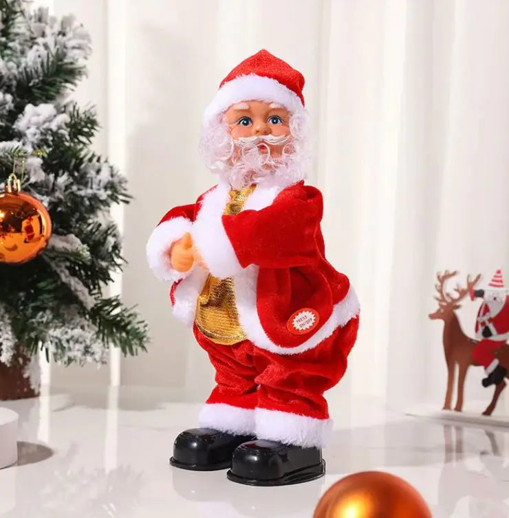 Electric Hip Shaking Play The Guitar With Music Santa Claus Christmas Gift