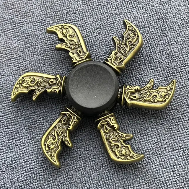 Brass Color Finger Spinner