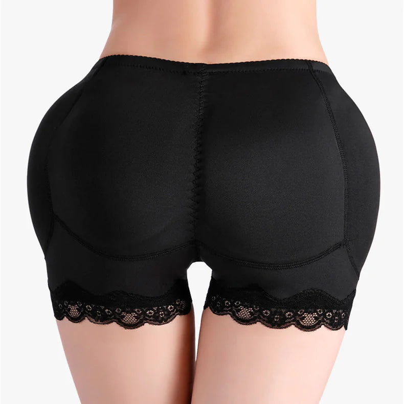 Lace Body Shaper Panties with Corset & Hip Pads