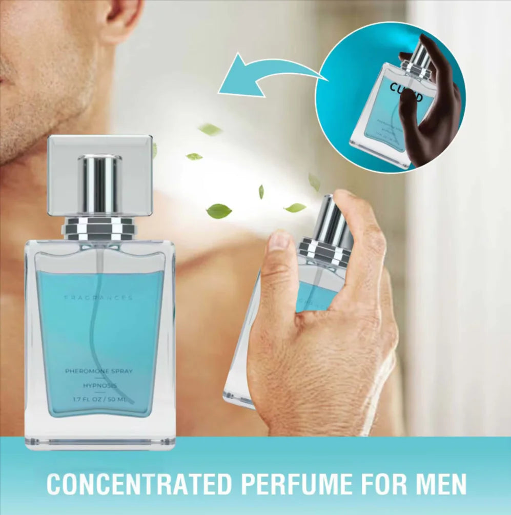 50ml Cupid Charm Toilette For Men, Perfume (Pheromone-Infused) - Cupid Hypnosis Cologne Fragrances For Men