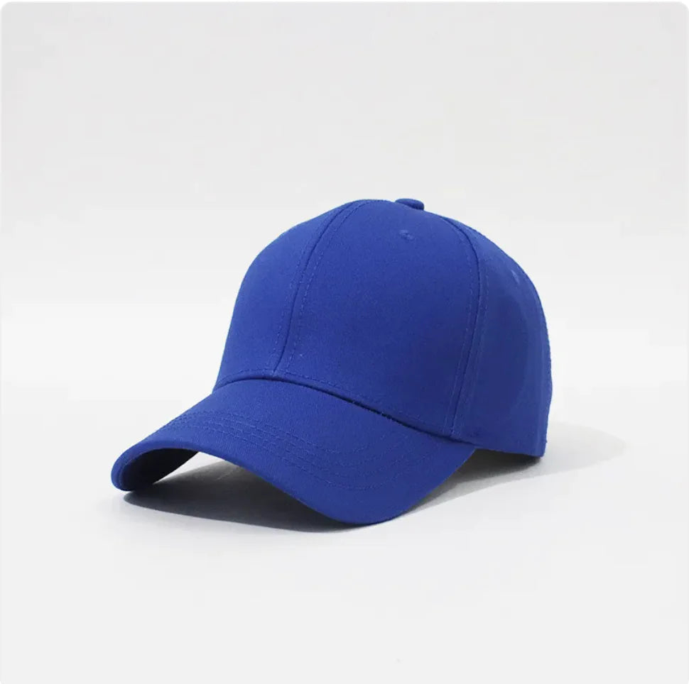 Simple Hard Top Solid Color Household Baseball Hat