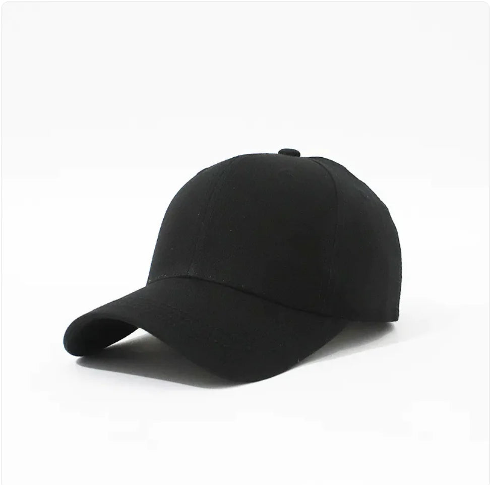 Simple Hard Top Solid Color Household Baseball Hat