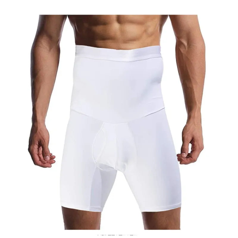 Men's Silicone Non-Slip High Waist Shapewear Pants