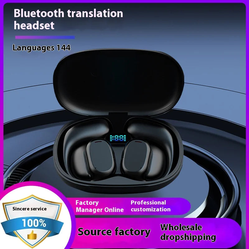 Noise Reduction Wireless Bluetooth Translation Earphones