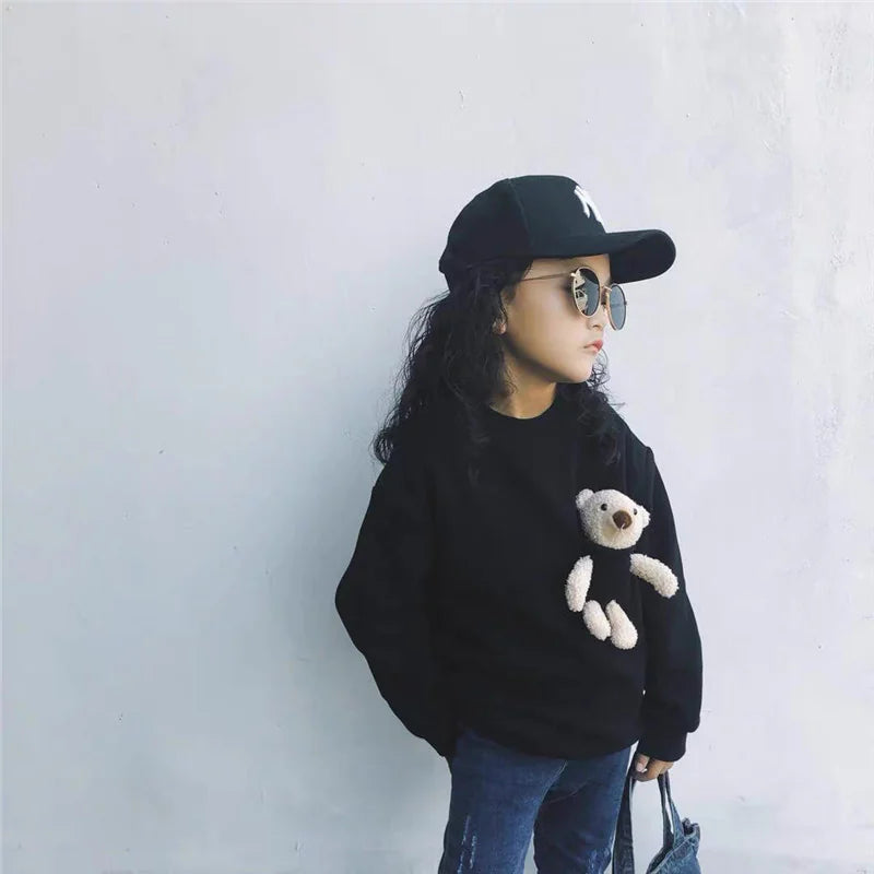 Childrens Teddy Bear Crewneck