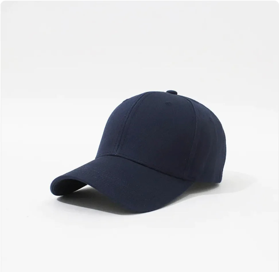 Simple Hard Top Solid Color Household Baseball Hat