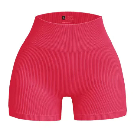 Seamless High-Waist Yoga Shorts