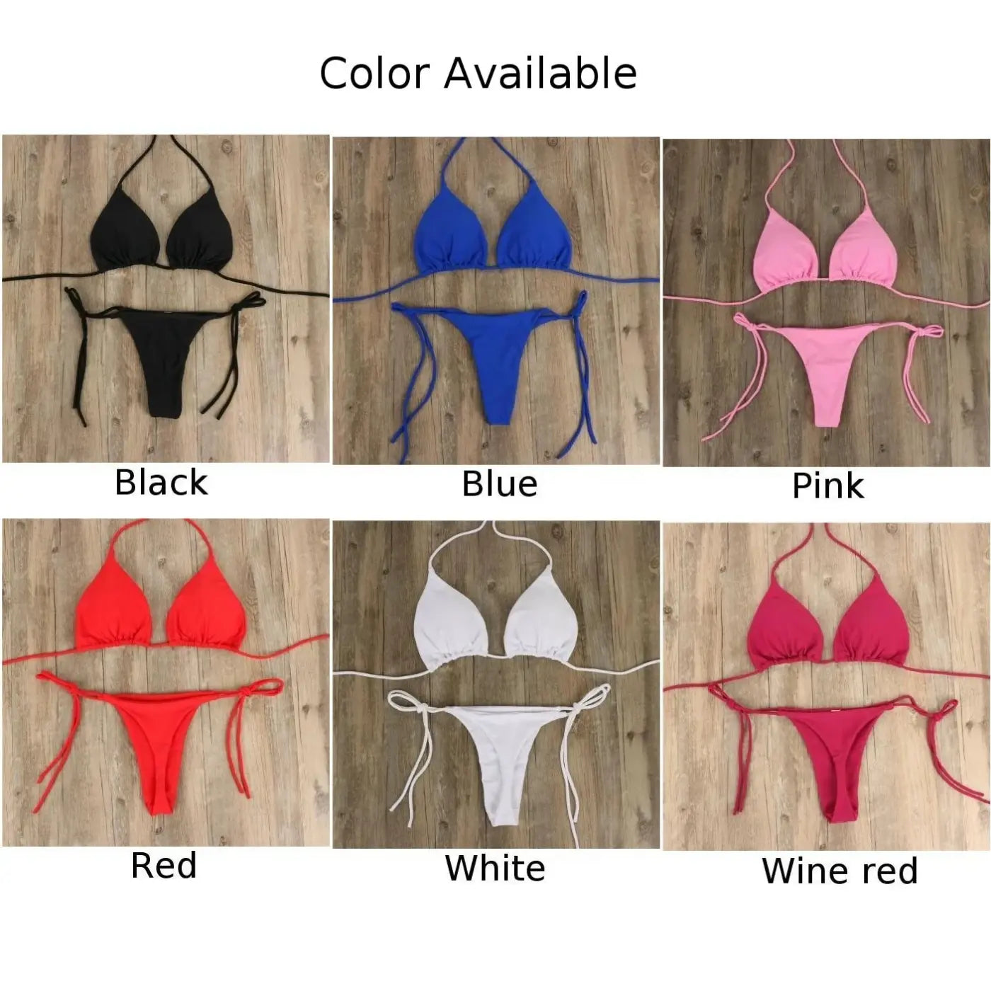 Swimsuit Bandage Style Brazilian Swimwear Ultrathin Bra & Brief