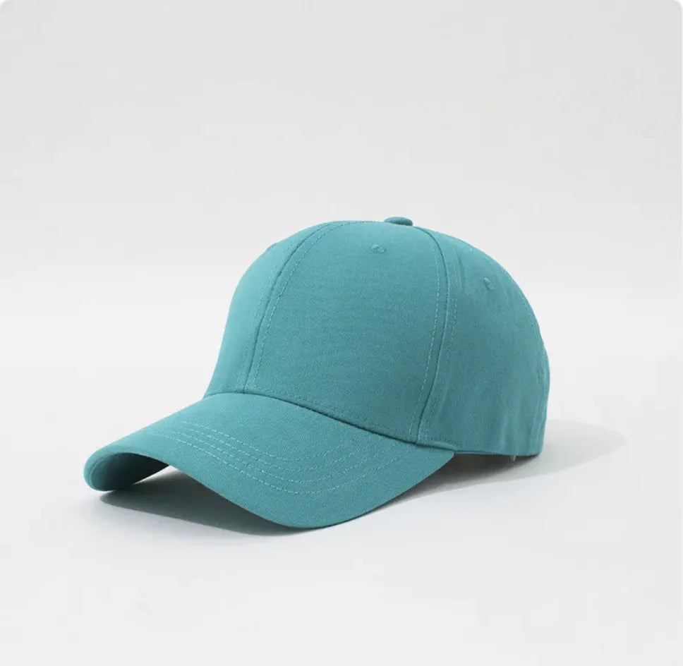 Simple Hard Top Solid Color Household Baseball Hat