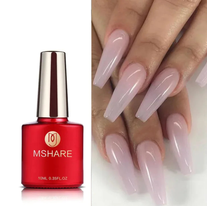 Milky White Nail Extension Gel