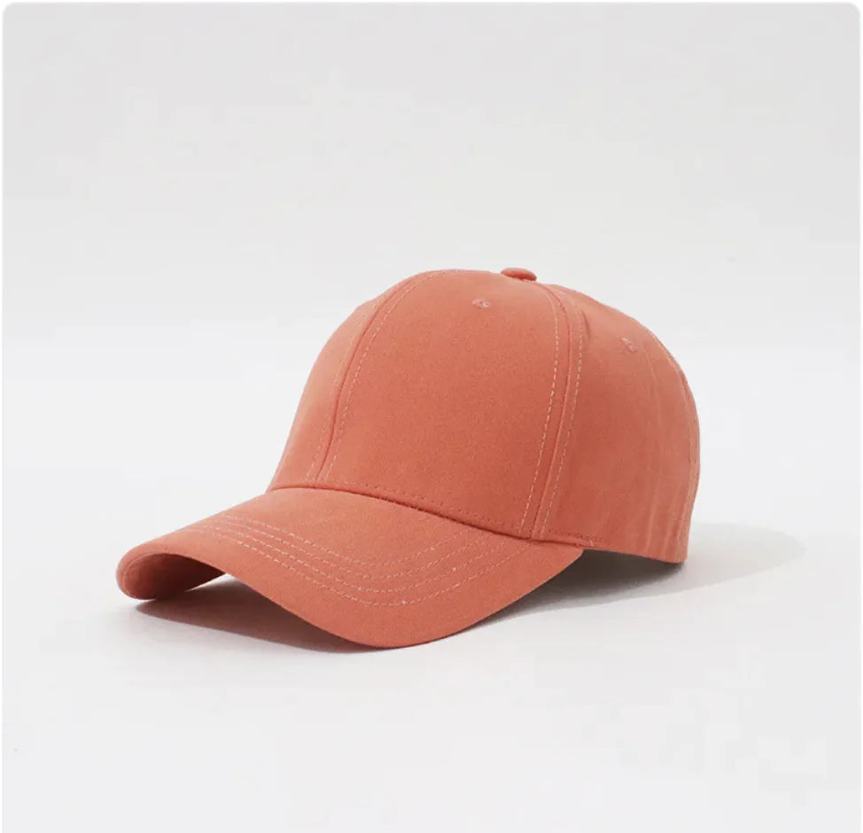 Simple Hard Top Solid Color Household Baseball Hat