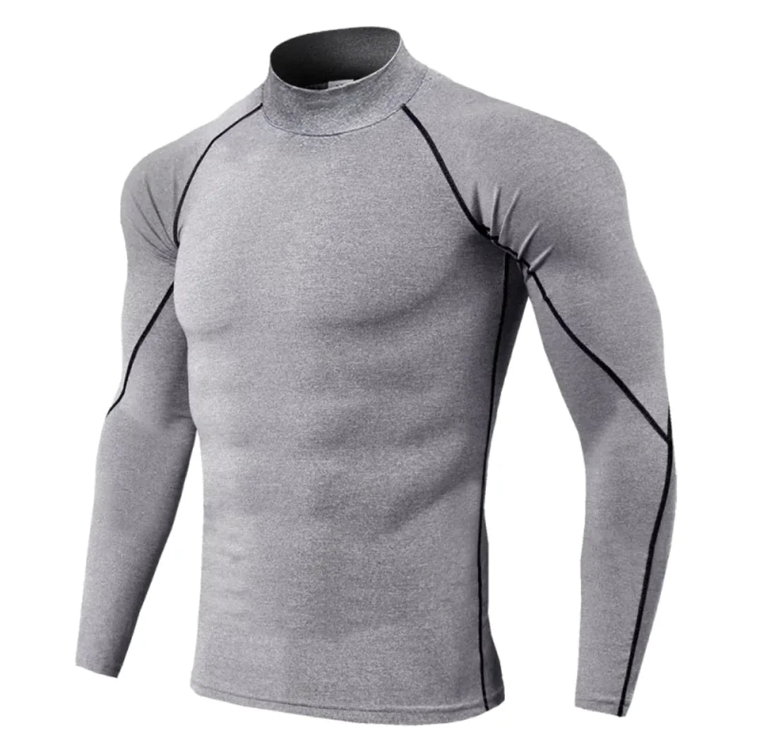 Men's Quick-drying Turtleneck Long Sleeve